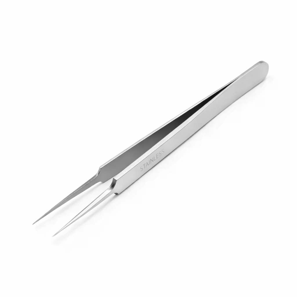 Pince de Précision Extensions Adhésives