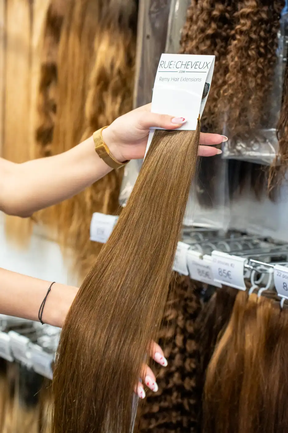 Tarifs pro extensions de cheveux pour coiffeurs et coiffeuses partenaires Rue des Cheveux